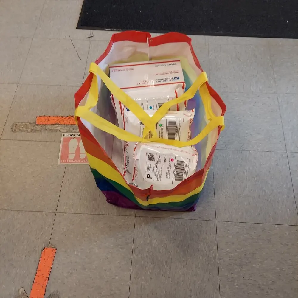 IKEA - Storstomma Large and Small Multicolor Bag Tote Support LGBTQ+ Gay Pride